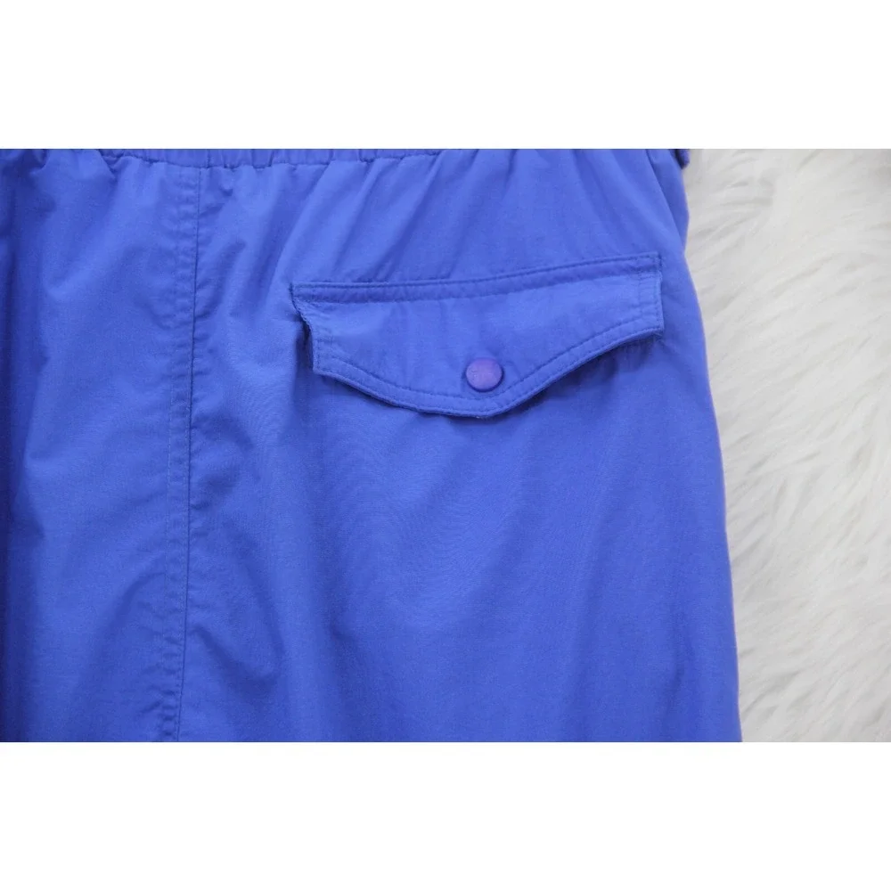 Vintage Helly Hansen Windbreaker Pants Mens Sz M Blu Nylon Full Zip Outdoor